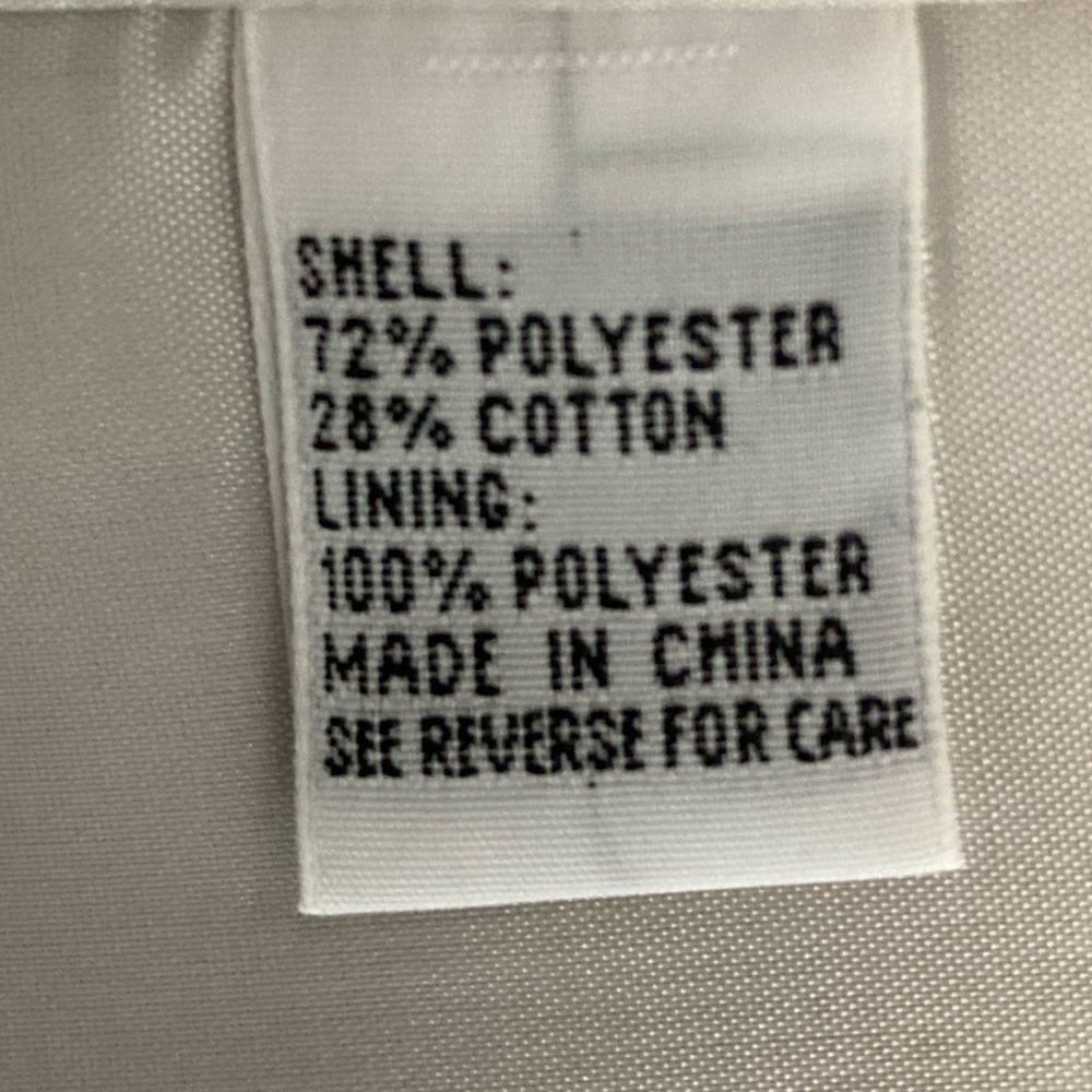 Gorgeous! Talbots Car Coat Floral Jacquard Long Line Jacket Vanilla Off-White 8P - Picture 13 of 16
